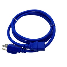 6' Blue Power Cord for DELL UP3216Q UP2715K UP2716D UP2516D U3415W U2417HJ