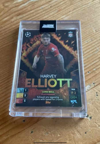Topps Harvey Elliott - Liverpool Total Football 2021/22 First Edition Card /100