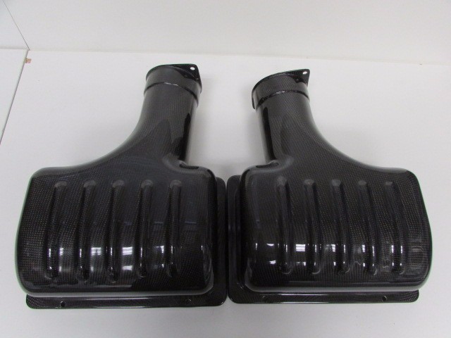 Ferrari 360 Challenge Stradale, Carbon Fiber Air Box Lid Covers, 1x1 Weave, New