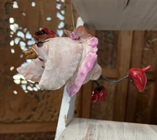 Vintage Christmas Ornament Crazy Chicken High Heels and Sunglasses Heavy Resin