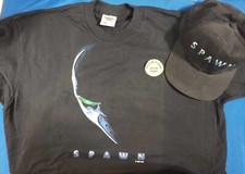 SPAWN the movie 1997 vintage promo t-shirt XL and promo hat; rare combo