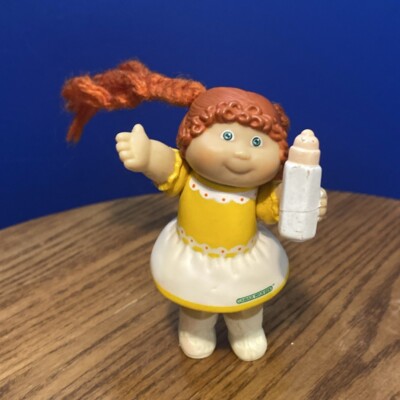 Vtg Cabbage Patch Kids GIRL Red Head FIGURE  Bottle Figure 3  ￼ Possible￼