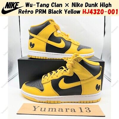 Wu-Tang Clan × Nike Dunk High Retro PRM Black Yellow HJ4320 Wu-Tang Clan × Nike Dunk High Retro PRM Black Yellow HJ4320