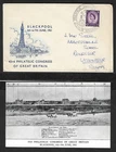 QE II - 43rd PHILATELIC CONGRESS OF GREAT BRITAIN COVER WITH POSTCARD INSERT