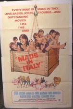 Made in Italy movie poster,Technicolor,1966 /1