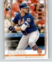 2019 TOPPS MINI On Demand PETE ALONSO Base Card Mets Rookie RC #475 (291 made)
