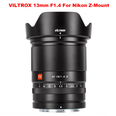 VILTROX 13mm F1.4  Nikon Z Mount Lens Wide Angle Autofocus APS-C for Z6 Z7II Z50