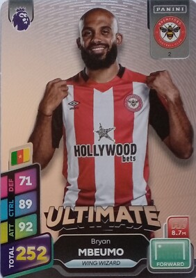 Panini Adrenalyn XL Premier League Plus 2025 Ultimate Bryan Mbeumo #2