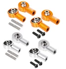 GTB Metal Front + Rear Upper Suspension Arm Ball Head Kit for hpi km rv baja 5b