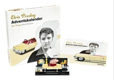 1953 CADILLAC DIORAMA ELDORADO CABRIOLET ELVIS PRELEY ADVENT CALENDAR 1:37 SCALE