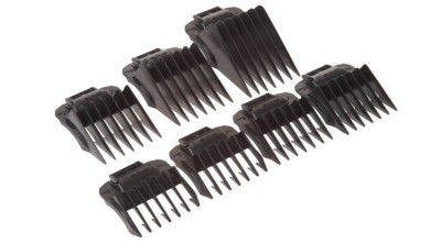 Comb Set Snap On Grooming Tool Blade Attachments Hair Trimmer Clipper Cut 7 Pc