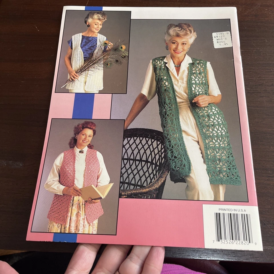 Annie's Attic ~ Crochet Quick and Easy Vests ~ Crochet Leaflet 87V82 - Image 2 of 4