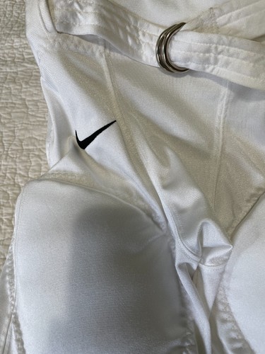 Nike Team Gear White Football Padded Pants Youth MED SU 121205HBB Includes 5pads - Picture 2 of 8