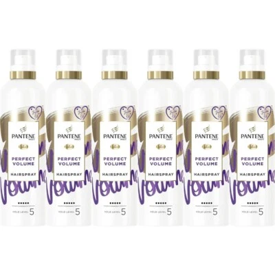 Pantene Pro-v Perfect Volume Hairspray Hold Level 5 250ML x 6