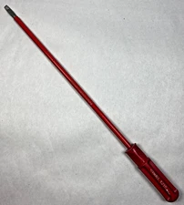 Vintage Oxwall E210 Insulated 5000 Volts Slotted Flat Tip Screwdriver 13" Long