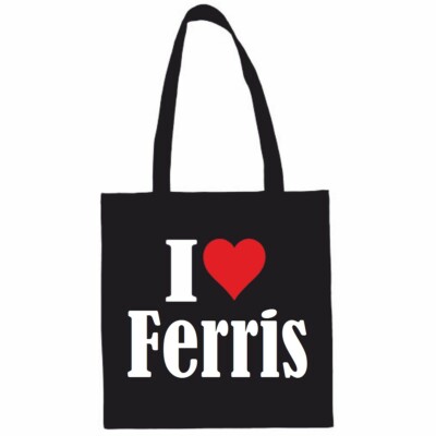 Tasche Beutel Baumwolltasche I Love Ferris Geburtstag Geschenk Valentinstag Oste