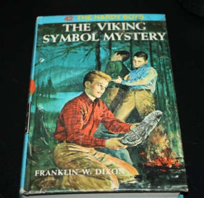 Vtg Hardy Boys Book Viking Symbol Mystery 1963 1960s Hardback Franklin Dixon-P-=