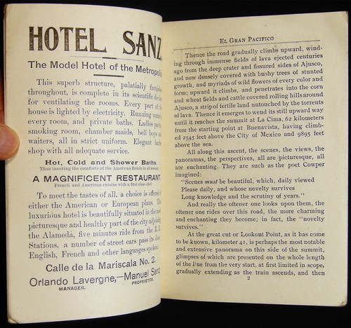 1898 MEXICO TO CUERNAVACA W.T. PRITCHARD RAILROAD TOUR + ADVERTS - Picture 6 of 11