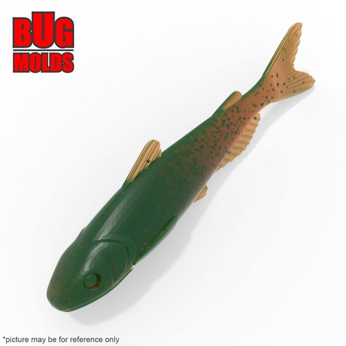 Bait DIY Fishing Mold Soft Plastic Baits Lure Plastisol Bass Y-ChannelCat - Picture 3 of 5