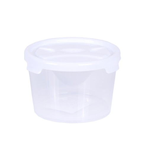 10 PACK Clear Round 300ml Food Snack Pot Container - 第 3/9 張圖片
