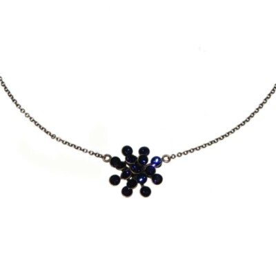 Konplott Halskette hängend Collier Magic Fireball blau Dunkel-indigo