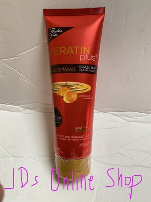 KERATIN PLUS LUXURIOUS Brazilian Hair Treatment 1pc Tube  200g FREE SHIPPING