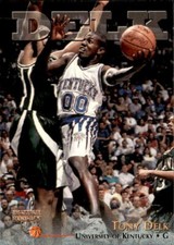 NBA Basketball #22 Tony Delk 1996 Score Board card