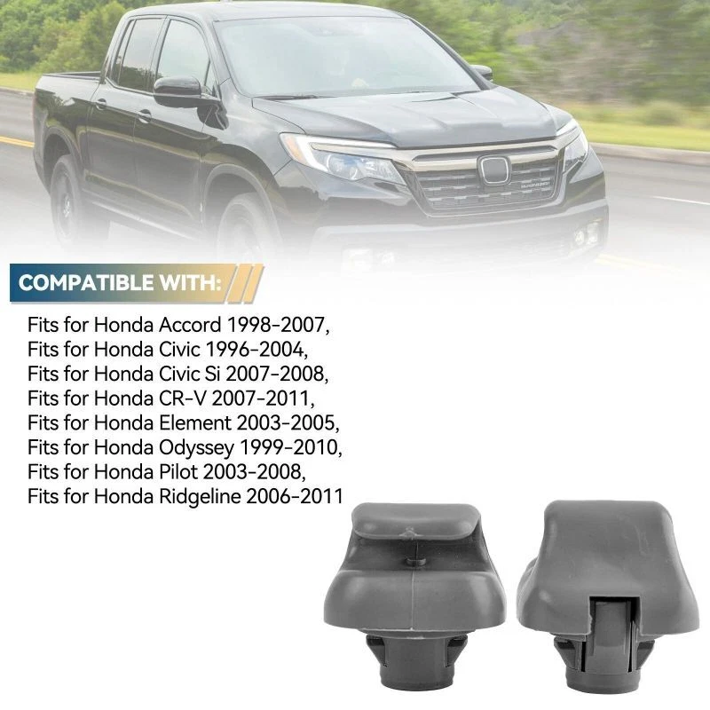 88217S04003ZA 2X Civic Accord CR-V Sun Visor Bracket Hook Clips Hanger Fit Honda - Imagem 4 de 4