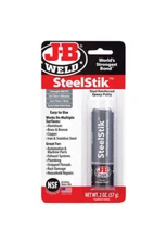 J-B Weld STEELSTIK Steel Reinforced Epoxy Putty Sealant Repairs Seals 2 oz 8267