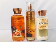 Bath & Body Works GOLDEN SUNFLOWER  MIST CREAM  LOTION SHOWER GEL YOU CHOOSE