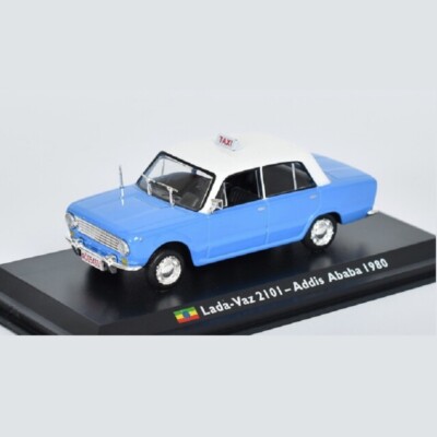 Lada Vaz 2101 Taxi Addis Ababa 1980 1:43 Leo Models diecast modellauto metallaut