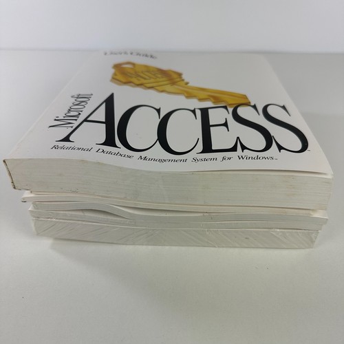 Microsoft Access 5 livres langue référence programmation guides de l'utilisateur pièces scellées - Photo 5/10