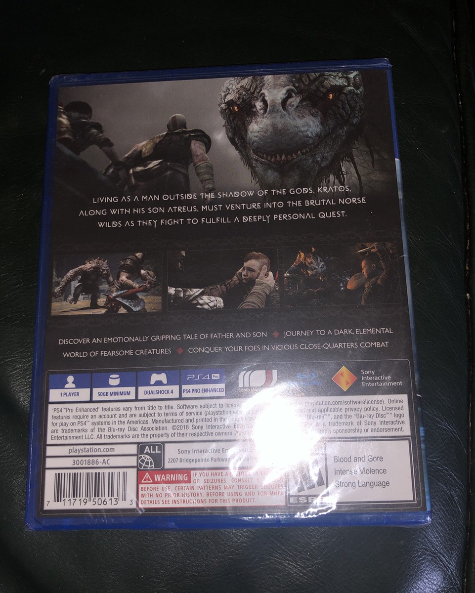 PlayStation4 - 新品未開封　【PS4】ゴッド・オブ・ウォー God of War PS4 New PlayStation 4, Original Sealed Packaging