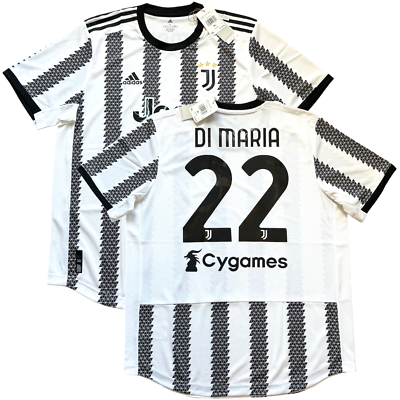 ウェア 2022-23 Juventus  Shirt 2022/23 Juventus Authentic Home Jersey #22 Di Maria XL Player