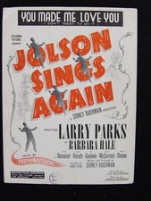 You Made Me Love You I Didn't Want To Do It 1913 Jolson Sings Again Sheet Music You Made Me Love You I Didn't Want To Do It 1913 Jolson Sings Again Sheet Music