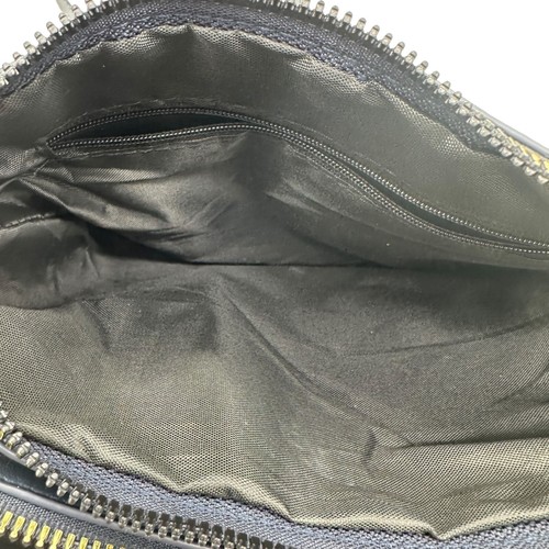 Handbag 10 x 7 x 3.5 Navy Crossbody Adjustable Strap 3 Sections Card Holders EUC - Picture 8 of 11