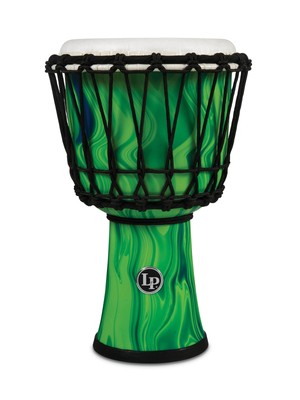 LP 7'' Rope Circle Djembe Green Marble