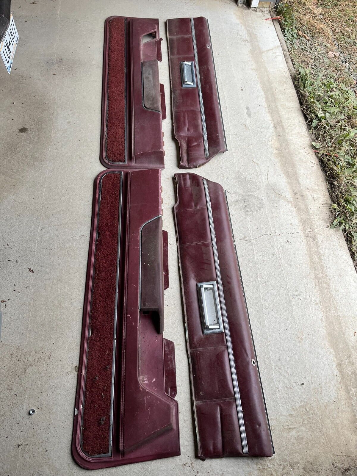 1981 1987 1988 MONTE CARLO CUTLASS REGAL GRAND PRIX UPPER LOWER DOOR PANELS PAIR