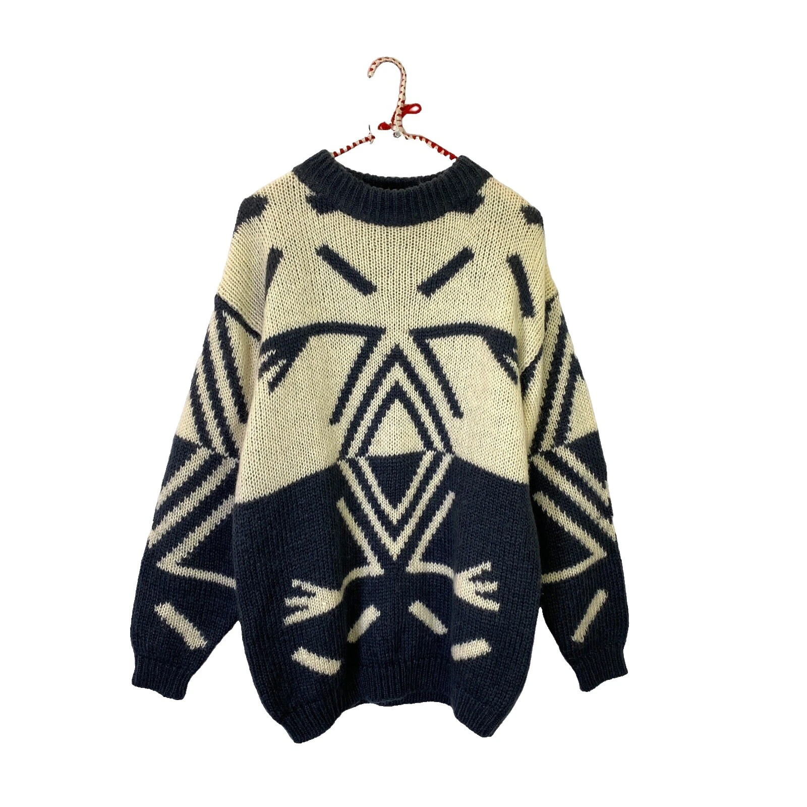 Wool Blend Oversized Vintage Sweaters for Women