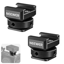 NEEWER 2PCS Cold Shoe Mount Adapter for DJI Wireless Microphone Receiver