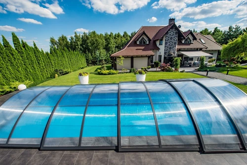 Poolüberdachung ORBIT ECO PK 8mm RAL 7016 Anthrazit L:6,47m kostenloser Versand - Bild 3 von 10