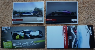 Sbarro car range (made in Switzerland) _Genf / Geneva 2018 Prospekte / Brochures