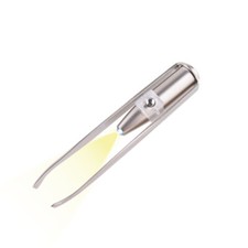Eyebrow Tweezer With LED Light Tool Eyelash Remover Women Girl Lady Make-Up DIY