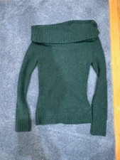 Teal Cowl Neck MODA INTERNATIONAL Sweater