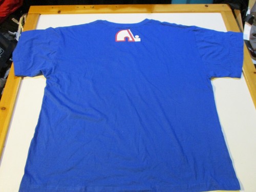 QUEBEC NORDIQUES NHL BRAND LOGO T-SHIRT 2XL DEFUNCT CANADIAN HOCKEY TEAM - Picture 8 of 9
