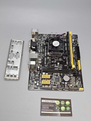 ASUS AM1M-A AM1 AMD Althon 5350 APU w/ Radeon R3 8GB DDR3  MicroATX Motherboard