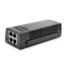 2-Port Gigabit PoE Injector Adapter IEEE 802.3 at and IEEE 802.3 af Complian...