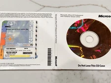 WORD 2002 XP Small Business Edition 00E784 w/Dell Product Key EXCEL