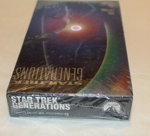 NEW VINTAGE STAR TREK GENERATIONS VHS TAPE 1995 RELEASE Factory Sealed - Picture 6 of 6
