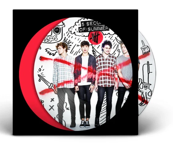 5 5SOS Five Seconds of Summer 10th Anniversary Picture Disc Vinyl LP - NEW